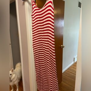 Red and White striped Maxi!